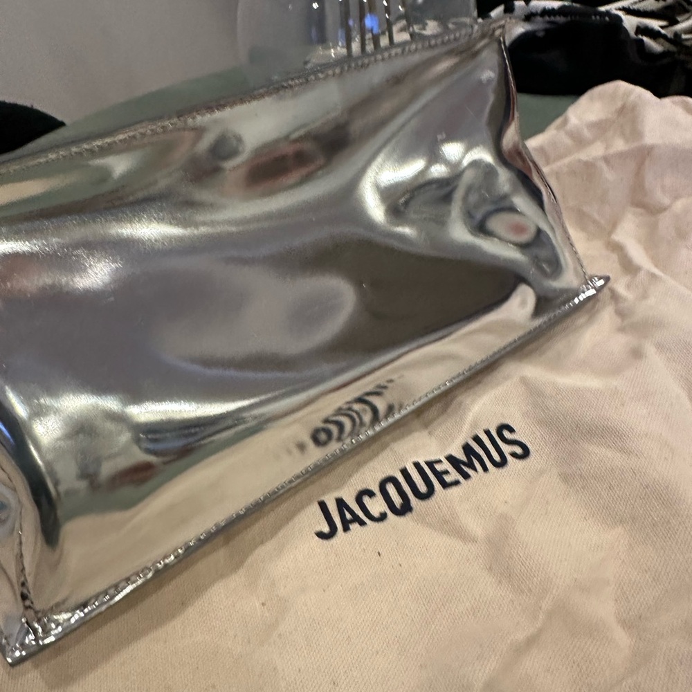 Jacquemus Le Rond Carre Silver Clutch - Picture 3 of 11